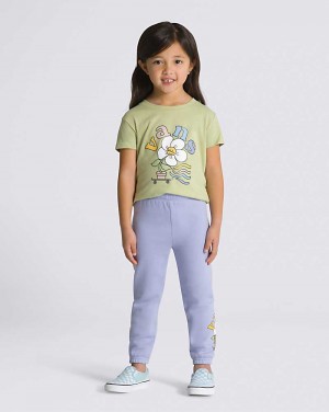 Kids' Vans Little Kids Skate Fleur Sweat Pants Lavender | USA GIO-952847