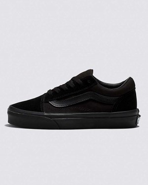 Kids' Vans Old Skool Shoes Black | USA VOY-612359