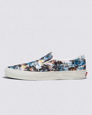 Men's Vans Customs Aloha Slip-On Shoes Multicolor | USA RNZ-239581