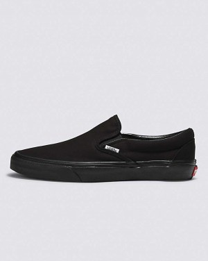 Men's Vans Customs Slip-On Wide Shoes Black | USA GTU-732516