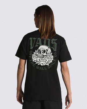 Men's Vans Dust to Dust T-Shirt Black | USA HQV-514738