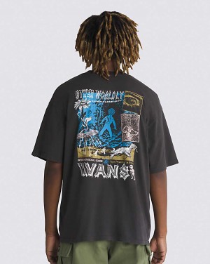 Men's Vans Encounter T-Shirt Black | USA HQB-186457