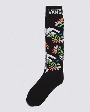 Men's Vans Hannah Eddy Snow Sock Black White | USA YJE-290758