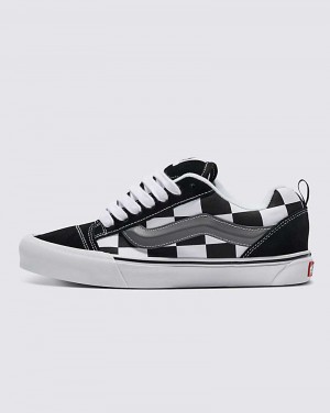 Men's Vans Knu Skool Shoes Black | USA WBO-986243