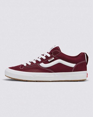 Men's Vans Lizzie Low Skate Shoes Burgundy | USA DQU-340276