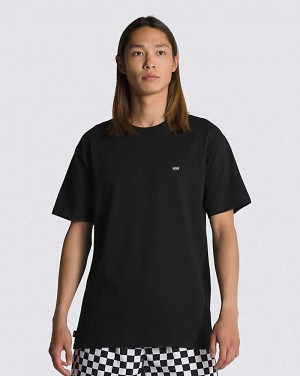 Men's Vans Off The Wall Classic T-Shirt Black | USA WFL-564031