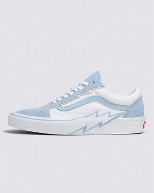 Men's Vans Old Skool Bolt Shoes Blue White | USA WCY-379548