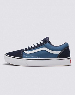 Men's Vans Old Skool ComfyCush Shoes Navy | USA JWH-316095