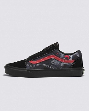 Men's Vans Old Skool Shoes Black | USA DJU-891460