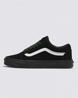 Men's Vans Old Skool Shoes Black | USA TFA-846127