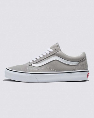 Men's Vans Old Skool Shoes Grey | USA DQR-271036