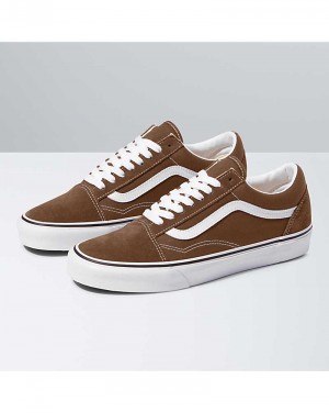 Men's Vans Old Skool Shoes Khaki | USA IEH-876539