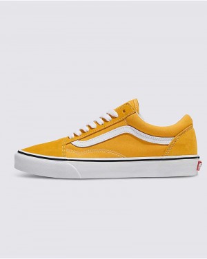 Men's Vans Old Skool Shoes Yellow | USA JEM-805479