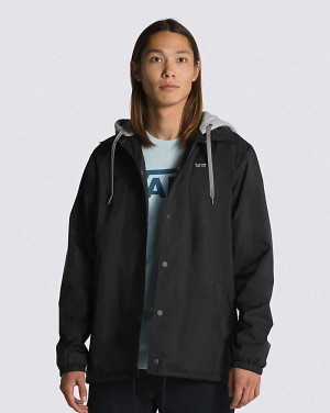 Men's Vans Riley Jacket Black | USA OKR-021587