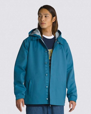 Men's Vans Sanderson MTE-2 Jacket Blue | USA FPB-137296