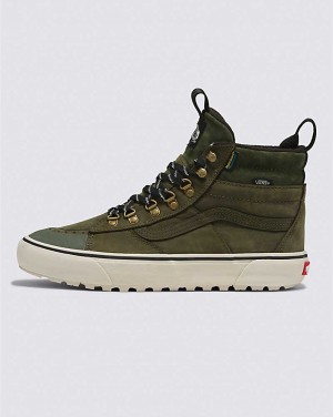 Men's Vans Sk8-Hi DR MTE-2 Shoes Olive | USA BIP-538201