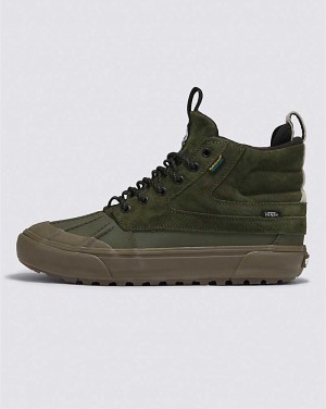 Men's Vans Sk8-Hi Del Pato MTE-2 Shoes Dark Olive | USA CAH-167382