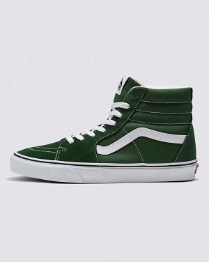 Men's Vans Sk8-Hi Shoes Green | USA YWO-483576