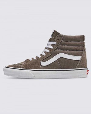 Men's Vans Sk8-Hi Shoes Khaki | USA KBN-365941