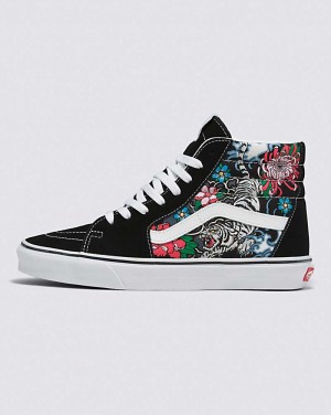 Men's Vans Sk8-Hi Tiger Floral Shoes Multicolor | USA BRN-529740