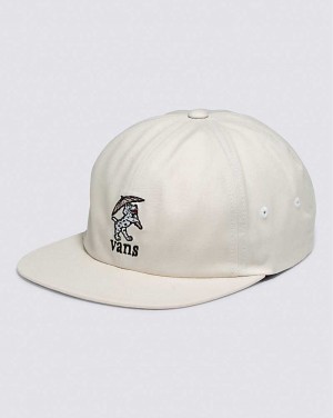 Men's Vans Skate Dog Jockey Hats Beige | USA JRQ-903876