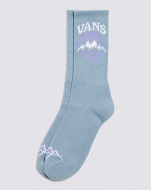 Men's Vans Sun Peak Crew Sock Blue | USA JFW-570164