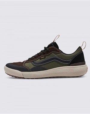 Men's Vans UltraRange EXO SE Shoes Black Olive | USA KSV-095347