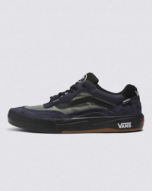 Men's Vans Wayvee Skate Shoes Navy | USA FWV-918537