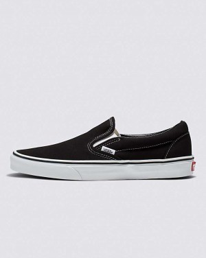 Women's Vans Classic Slip-On Shoes Black | USA SUB-037461