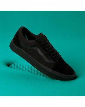 Women's Vans ComfyCush Old Skool Shoes Black | USA RGO-130694