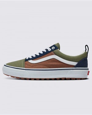 Women's Vans Customs Dachshund Old Skool MTE-1 Shoes Olive | USA CUJ-670892