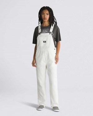 Women's Vans Ground Work Overalls White | USA YKU-910574