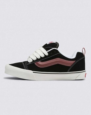 Women's Vans Knu Skool Shoes Black | USA MTI-718540