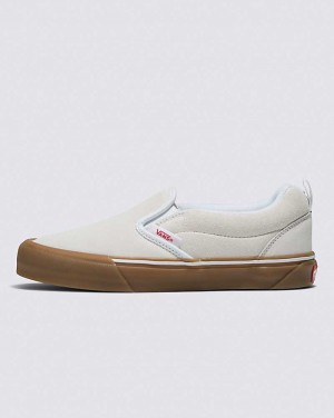 Women's Vans Knu Slip Shoes White | USA KDP-512470