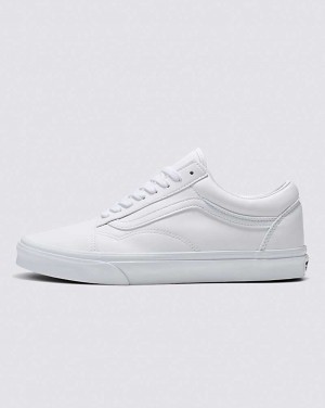 Women's Vans Old Skool Classic Tumble Shoes White | USA PXB-965104