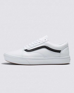 Women's Vans Old Skool ComfyCush Classic Tumble Shoes White | USA RBL-194362