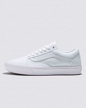 Women's Vans Old Skool ComfyCush Shoes White | USA GAN-608925