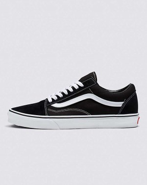 Women's Vans Old Skool Shoes Black White | USA DVU-217846