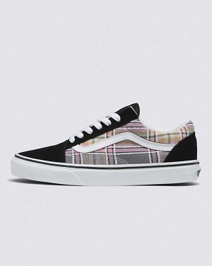 Women's Vans Old Skool Shoes Grey Black | USA COE-967318