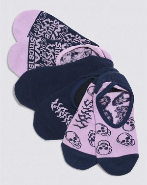 Women's Vans Rock Hard Canoodle Sock Purple | USA OYK-108563