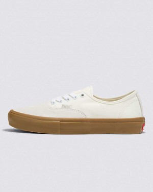 Women's Vans Skate Authentic Skate Shoes White | USA BKG-578401