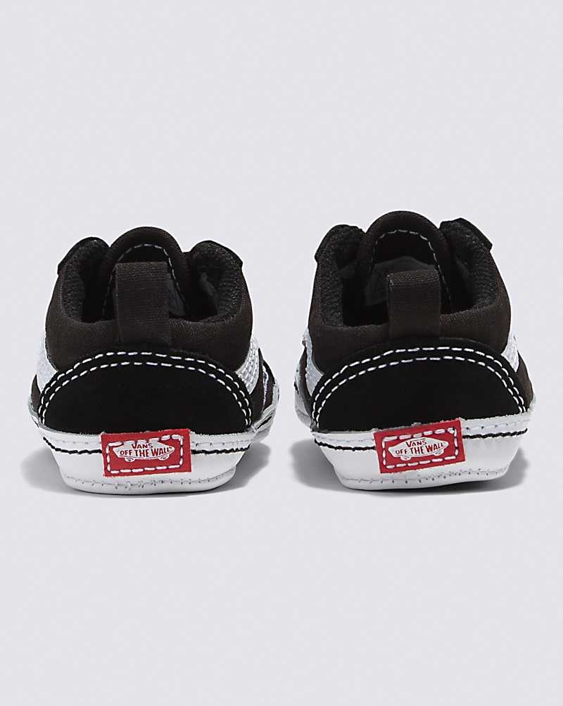 Kids' Vans Infant Old Skool Crib Shoes Black White | USA HEJ-823176