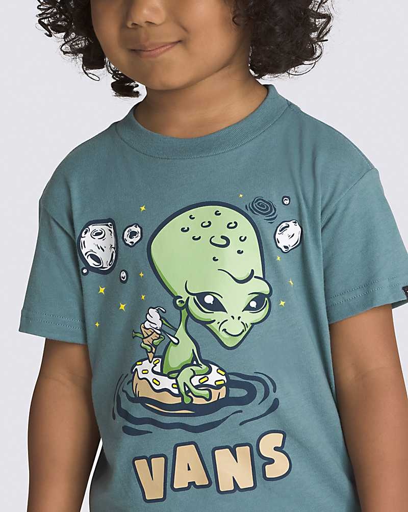 Kids' Vans Little Kids Alien Pool Party T-Shirt Blue | USA CXD-186570