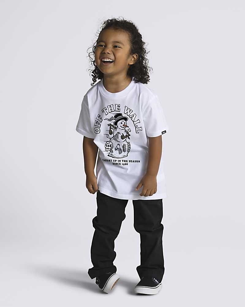 Kids' Vans Little Kids Caught Up T-Shirt Black | USA KNU-103627