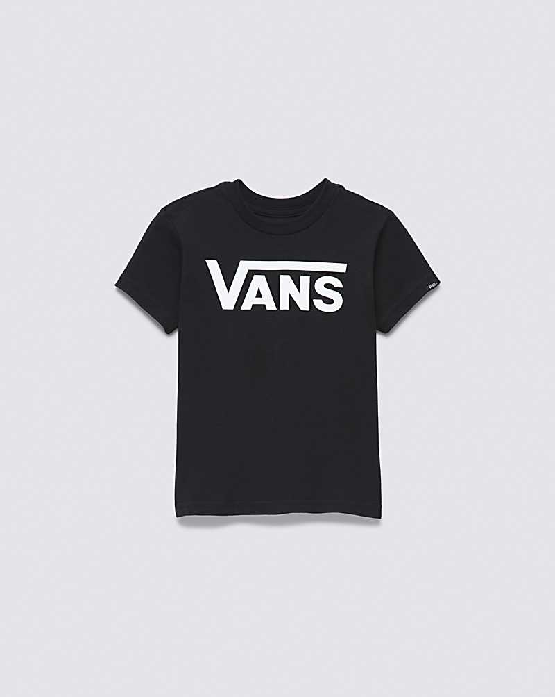 Kids' Vans Little Kids Classic T-Shirt Black White | USA XCL-634579