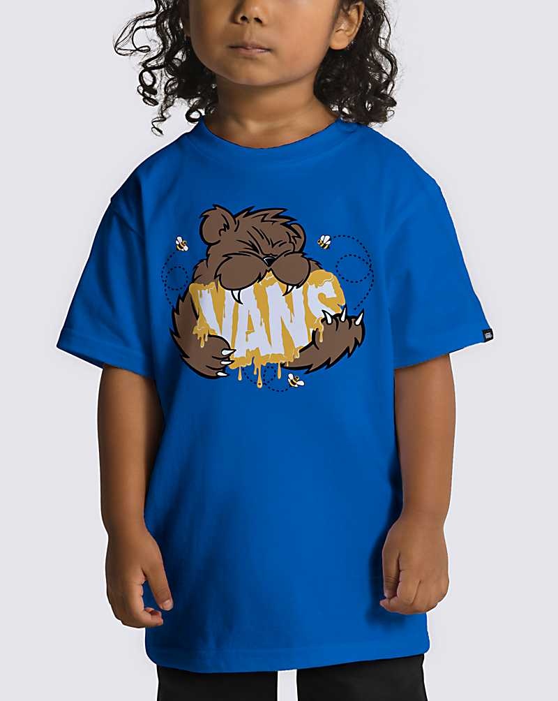 Kids' Vans Little Kids Honey Bear T-Shirt Blue | USA VCG-401693