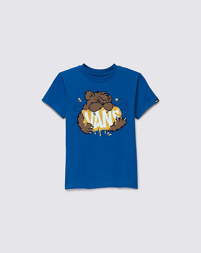 Kids' Vans Little Kids Honey Bear T-Shirt Blue | USA VCG-401693