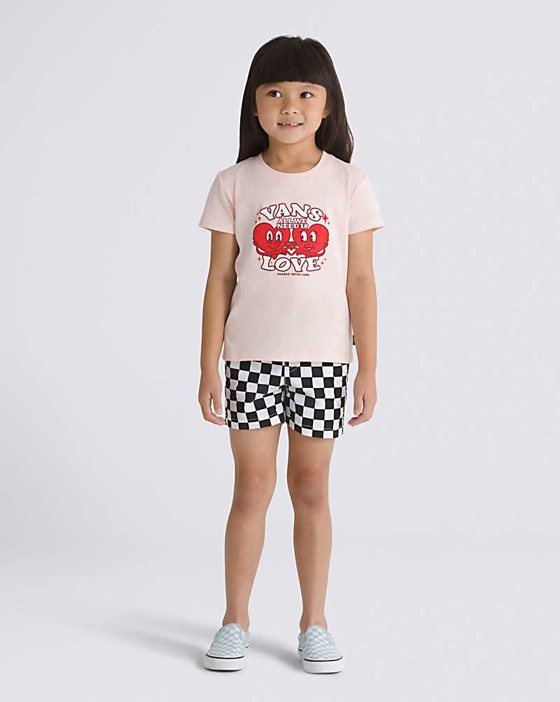 Kids' Vans Little Kids Love Heart Long Sleeve T-Shirt Rose | USA PIW-675280