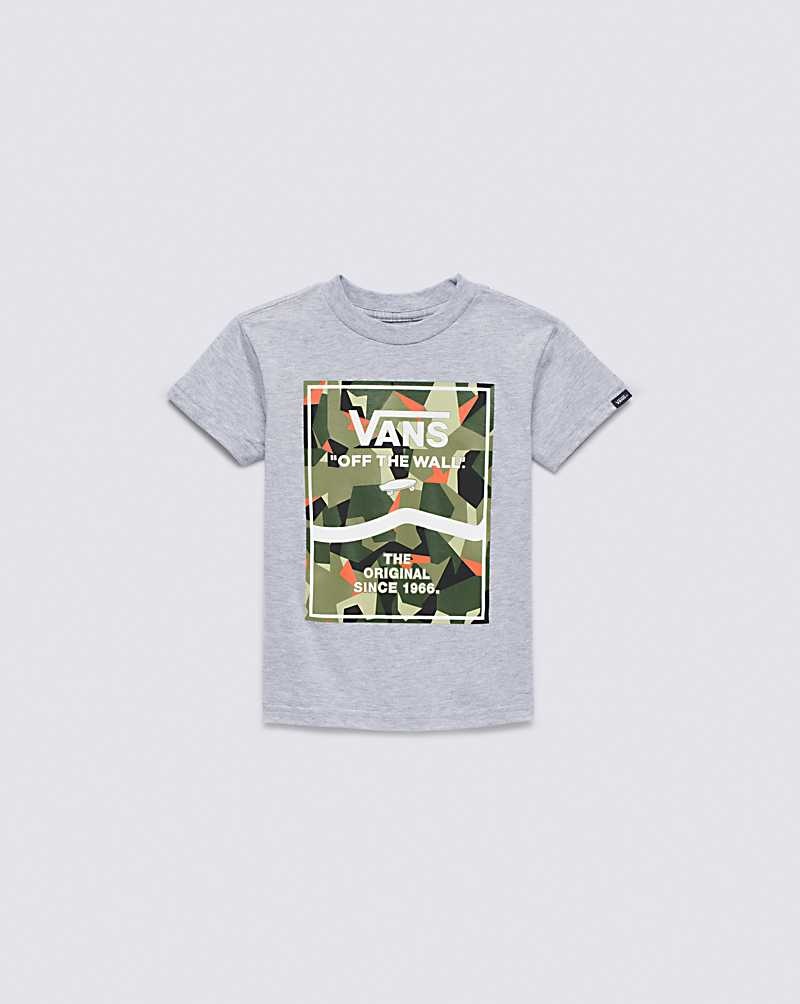 Kids' Vans Little Kids Print Box 2.0 T-Shirt Grey | USA PFR-280394