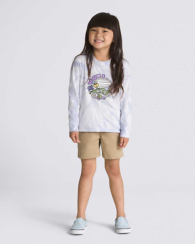 Kids' Vans Little Kids Sk8N Daisy T-Shirt Lavender | USA VHO-761045